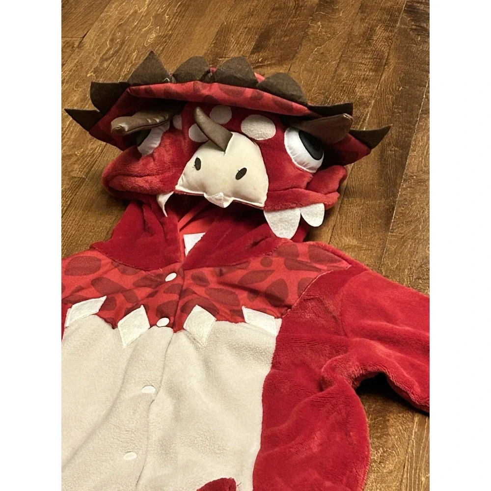 Fortnite Tricera Ops Costume Kids‎ Boy Girl Size M/L 8-12 Halloween C8